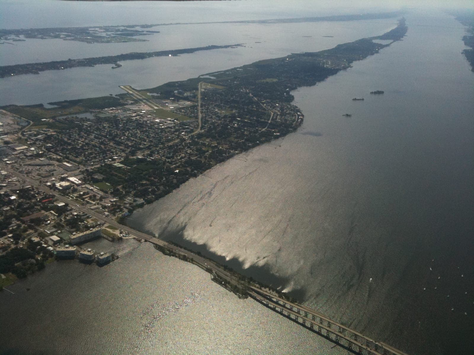 Aerial view of Merritt Island, Florida